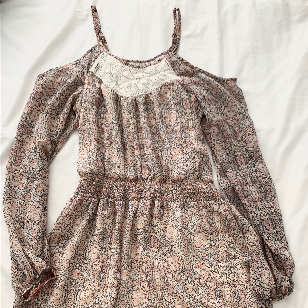 Open shoulder dress